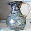 Caraffa Pavone blu in vetro di Murano - GOTI0039