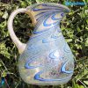 Caraffa Pavone blu in vetro di Murano - GOTI0039