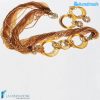 Parure Conteria Tre Cerchi Oro in vetro di Murano - PARU0002