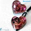 Parure Heart Gem with ring and pendant made in Murano Glass - PARU0017