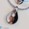 Vortex Parure with ring and pendant - PARU0029