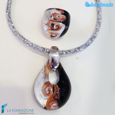 Parure Vortice con anello e pendente - PARU0029