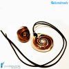 Parure Vertigo con anello e pendente in vetro di Murano -PARU0031