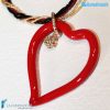 Parure Cuore Conteria Punto Luce con orecchini e collana in vetro di Murano - PARU0036