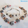 Parure Phoenician Moko with bracelet and necklace made in Murano glass - PARU0037