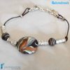 Parure Phoenician Moko with bracelet and necklace made in Murano glass - PARU0037