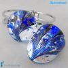 Parure Pavone Asso con anello e bracciale rigido in vetro di Murano - PARU0043