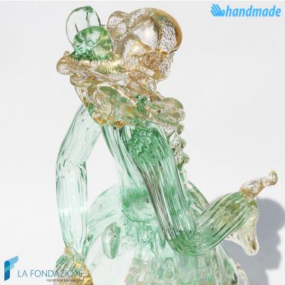 Venetian Knight made in Murano glass - SCUL005