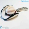 Keychain Horse Rider Ivory made in Murano glass - La Fondazione snc - KEY001