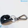 Keychain Horse Rider Black made in Murano glass - KEY003