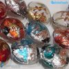 Perle Schisse Onda Multicolore 16mm in vetro di Murano - PERLA003