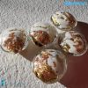 Pearls Schisse Ivory Wave 16mm made in Murano glass - PERLA006