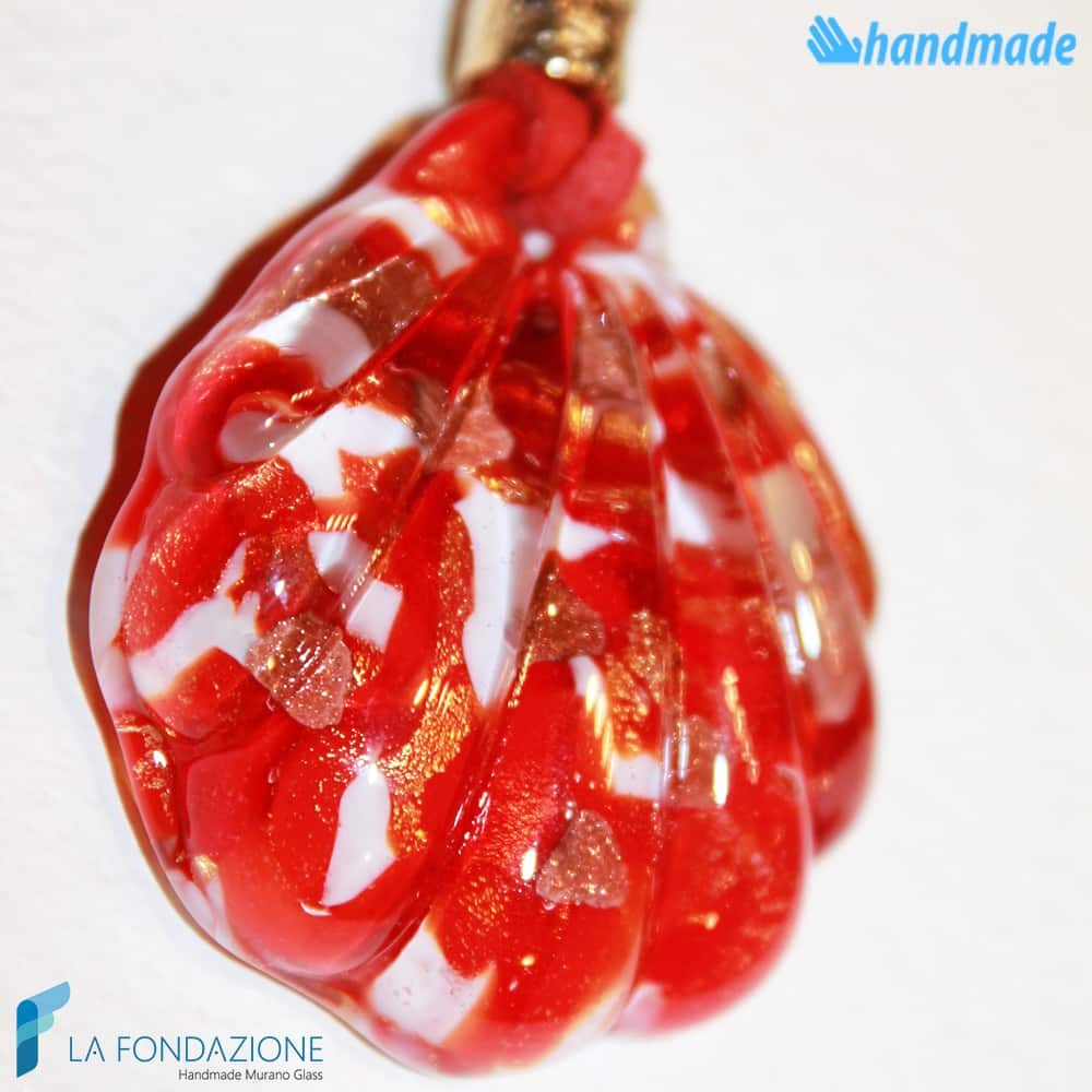Pendente Conchiglia in vetro di Murano - PEND0041