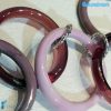 Eco circles necklace made in Murano glass - COLL0097