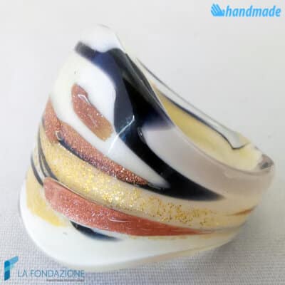 Delicate - Band ring made in Murano glass - RINGS0103