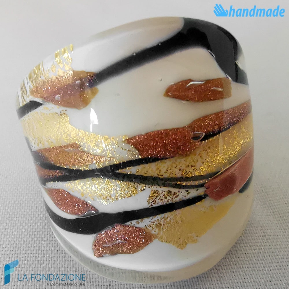 Delicate - Band ring made in Murano glass - RINGS0103
