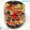 Anello Arlecchino Antica Roma in vetro di Murano fatto a mano - RINGS0095
