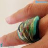 Lake – Handmade Murano glass band ring - RINGS0106