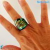 Lake – Handmade Murano glass band ring - RINGS0106