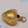 Set of 5 Soleado Hearts with gold leaf - La Fondazione - PERLA017