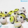 Set 20 Mini-Perle Avorio con avventurina - La Fondazione - PERLA023