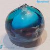 Set of 8 Chalcedony Beads 12 mm Turquoise - La Fondazione snc - PERLA026