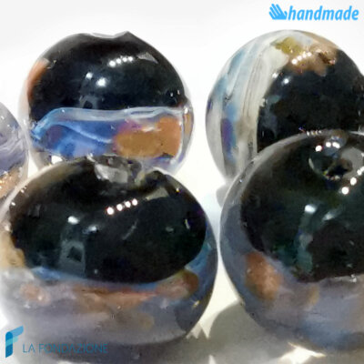 Aquamarine Pearls Set 12 mm - La Fondazione snc - PERLA031