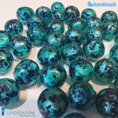 Aquamarine Pearls Set 12 mm - La Fondazione snc - PERLA031