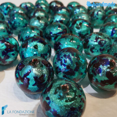 Aquamarine Pearls Set 12 mm - La Fondazione snc - PERLA031