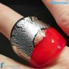 Fascia Argento Rotto Piatto - La Fondazione snc - RINGS0123