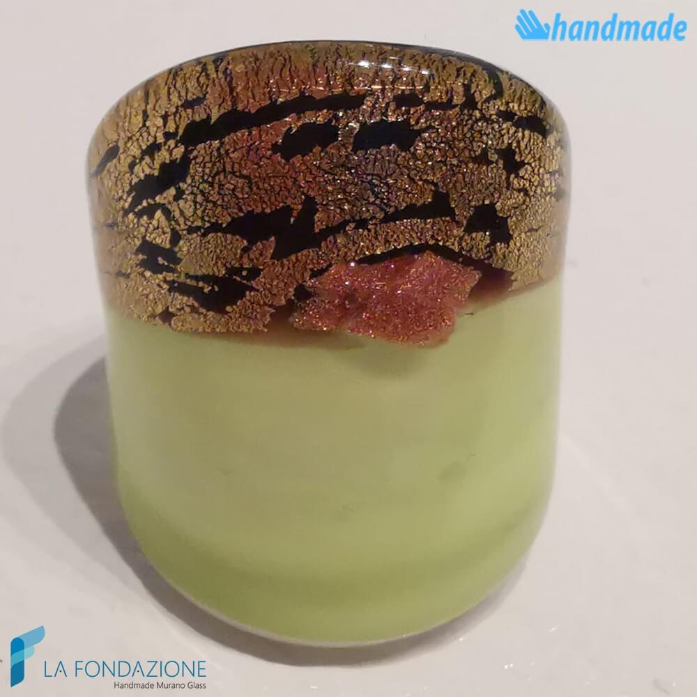 Fascia Oro Rotto Piatto Lime - La Fondazione snc - RINGS0124