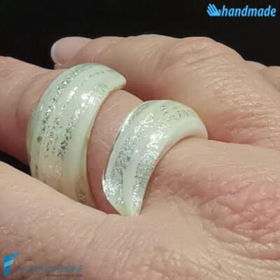 White Ribbon Ring - La Fondazione snc - RINGS0129