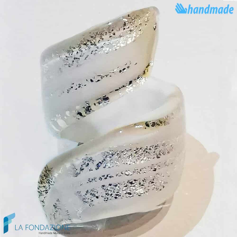 White Ribbon Ring - La Fondazione snc - RINGS0129