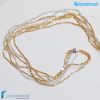 Collana Cuore Calcedonio Acquamare - La Fondazione snc - COLL0098
