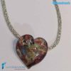 Collana Cuore Calcedonio - La Fondazione snc - COLL0104