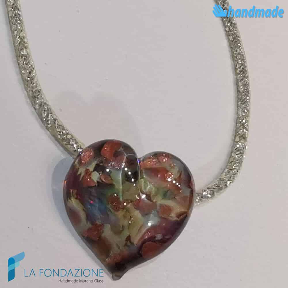 Collana Cuore Calcedonio - La Fondazione snc - COLL0104