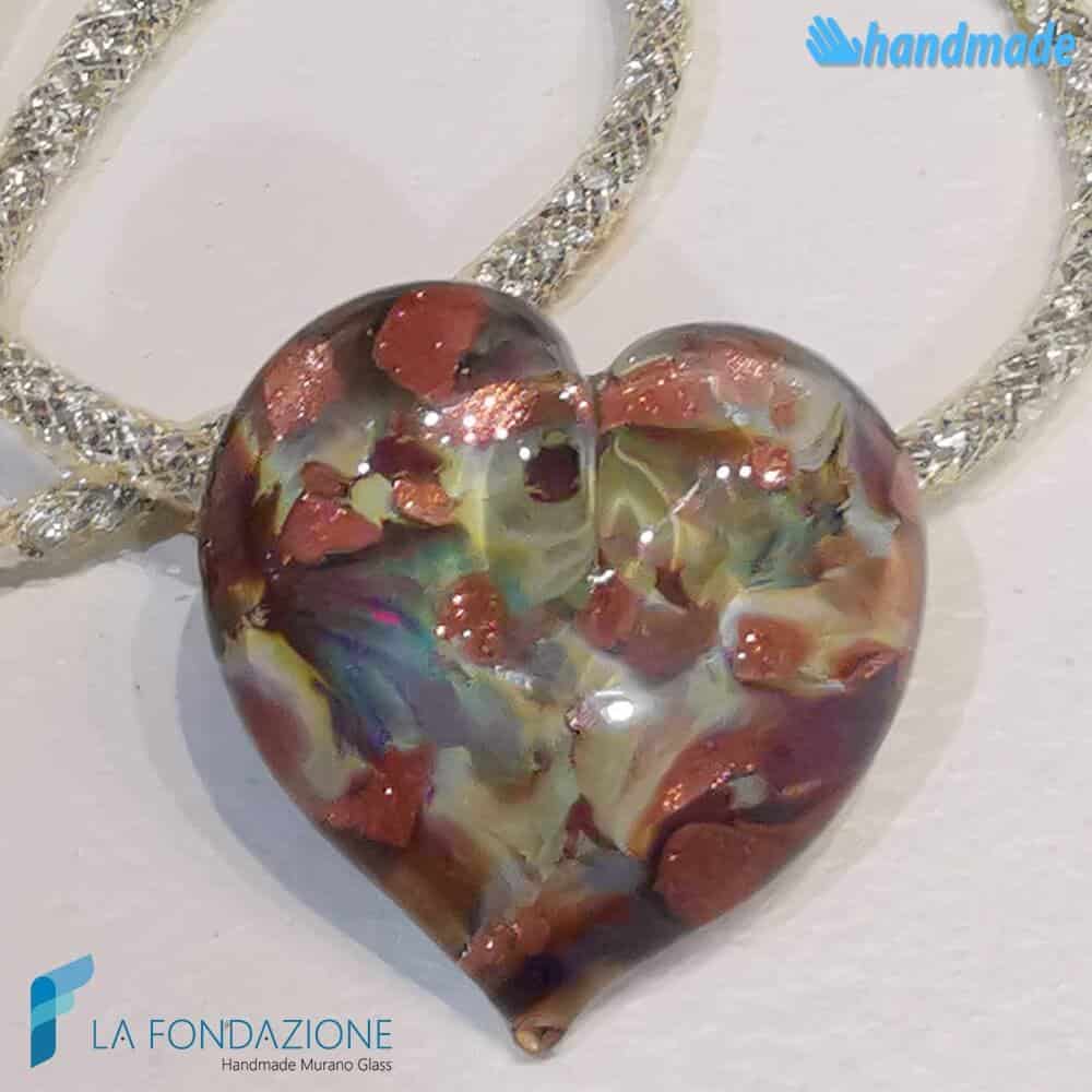 Collana Cuore Calcedonio - La Fondazione snc - COLL0104