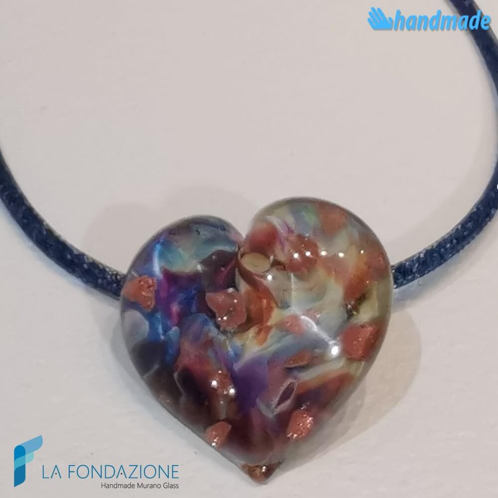 Collana Cuore Calcedonio - La Fondazione snc - COLL0104