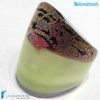 Parure Goccia Lime oro rotto con collier e anello - La Fondazione snc - PARU0047