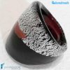 Parure Black drop silver broken with necklace and ring - La Fondazione snc - PARU0050