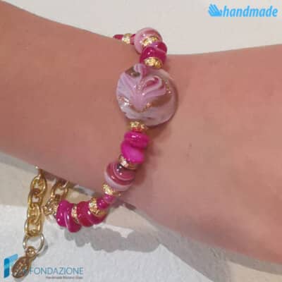 Parure Phoenician Lady handmade Murano glass - La Fondazione snc - PARU0051