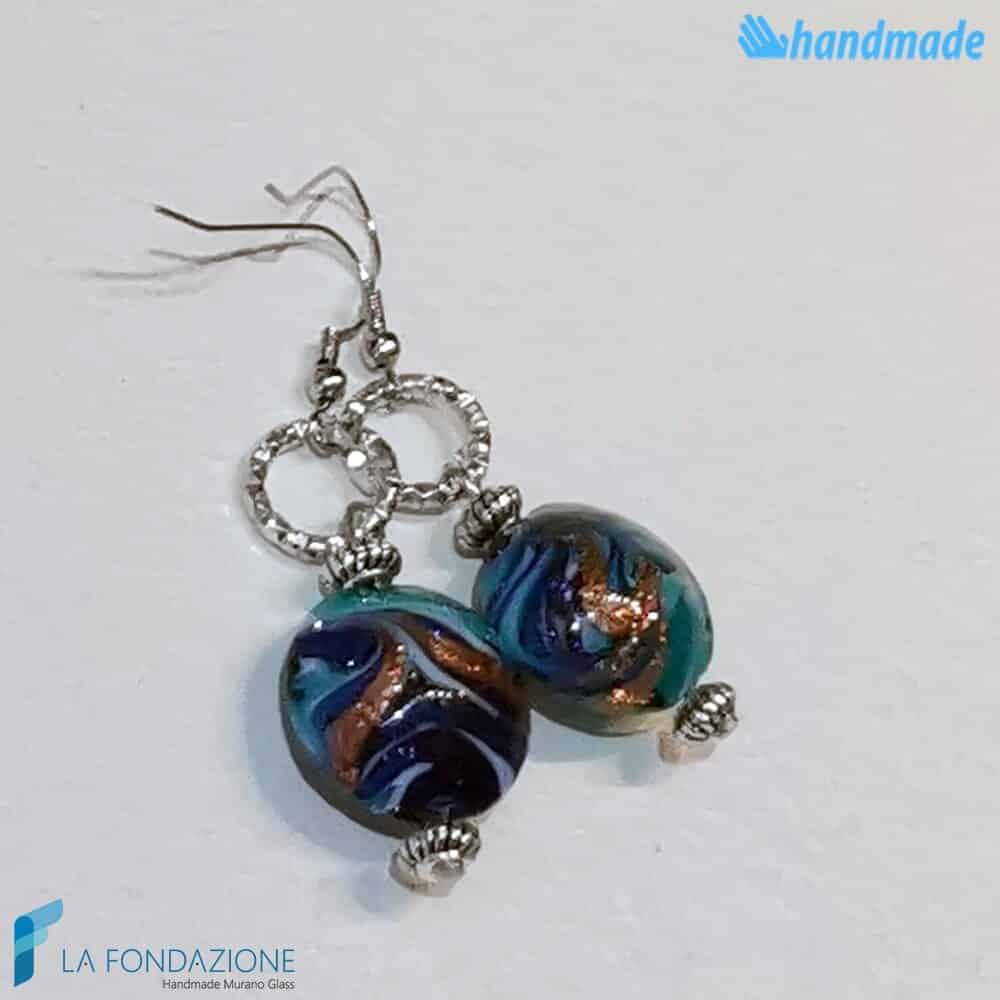 Parure Fenicio Oceano in vetro di Murano - La Fondazione snc - PARU0052