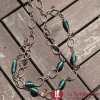 Paris chain necklace in Murano glass - La Fondazione snc - COLL0035