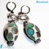 Orecchini Pendenti Pois Olivier in vetro di Murano - La Fondazione snc - EARRINGSC0010