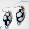 Orecchini Pendenti Pois Olivier in vetro di Murano - La Fondazione snc - EARRINGSC0010