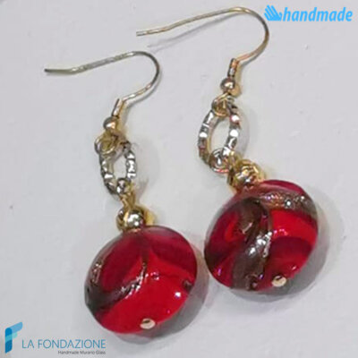 Orecchini Fenicio con avventurina - La Fondazione snc - EARRINGSC0045