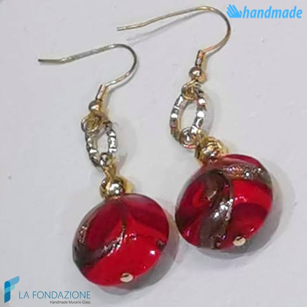 Orecchini Fenicio con avventurina - La Fondazione snc - EARRINGSC0045