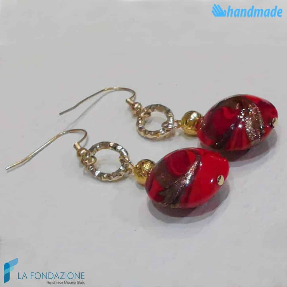 Orecchini Fenicio con avventurina - La Fondazione snc - EARRINGSC0045