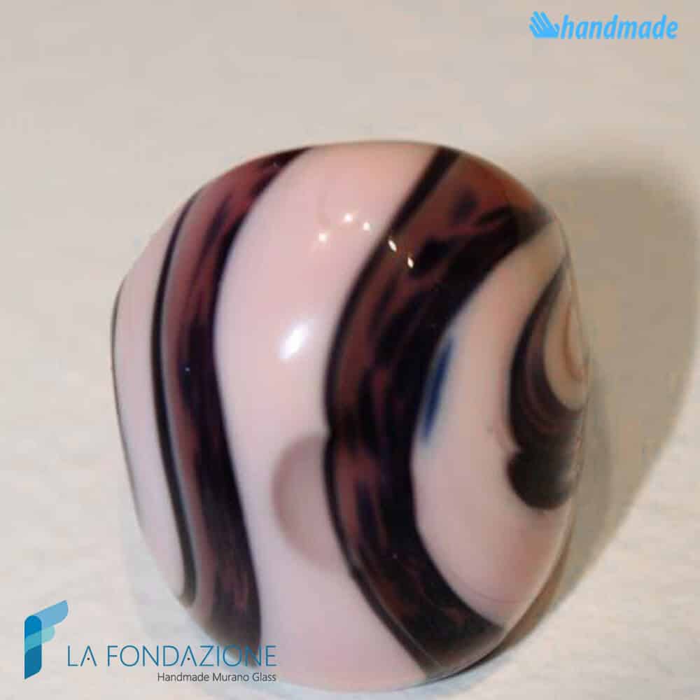 Curved Tiger Ring with Aventurine - La Fondazione snc - RINGS0009