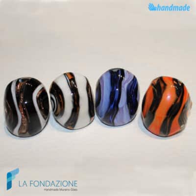 Curved Tiger Ring with Aventurine - La Fondazione snc - RINGS0009